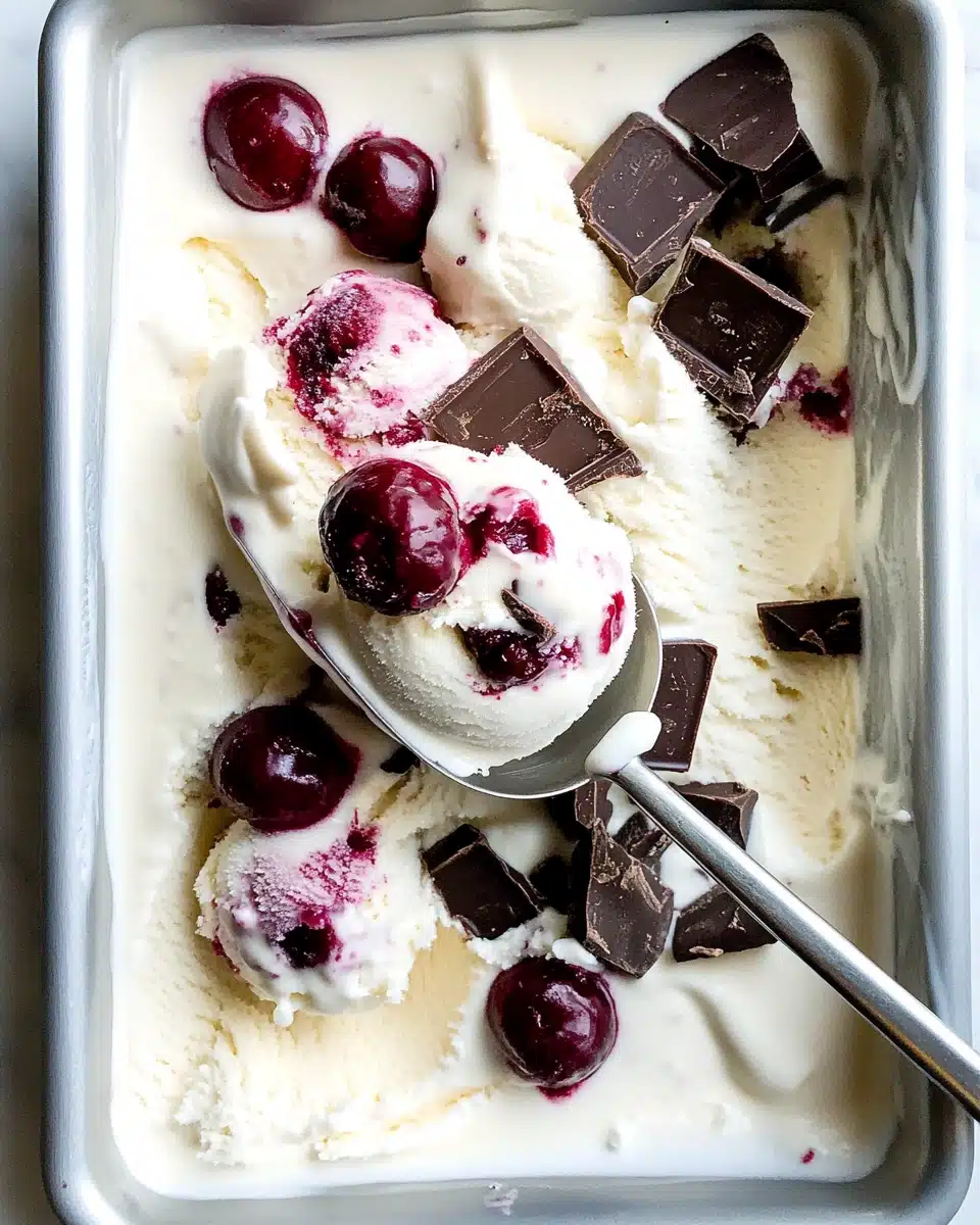 Decadent Chocolate Cherry Ice Cream: Swirl, Chunk & More